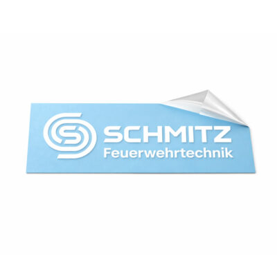 Schmitz Branding - Aufkleber in Weiß - verschiedene Größen