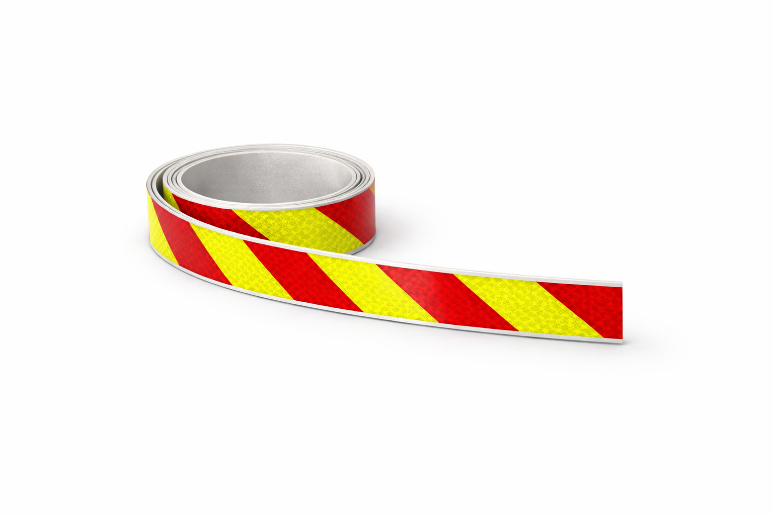 Warnmarkierungstreifen in gelb/rot<br> 80 cm x 2cm
