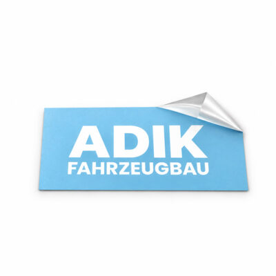 Adik - Aufkleber in Weiß - verschiedene Größen